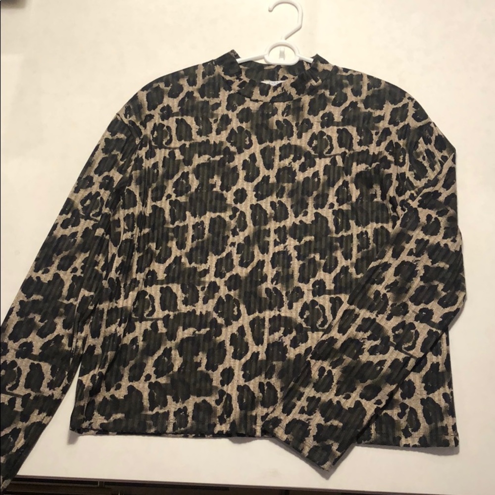 Zara Cheetah Print Top